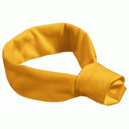 Шарф поварской; полиэстер, хлопок; L=110, B=77см; желтый 