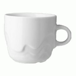 Чашка чайная «Мелодия»; фарфор; 190мл; D=75, H=65, B=100мм; белый