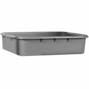 Контейнер для хран. продуктов ; пластик; H=12.5, L=55/51.5, B=39см; серый