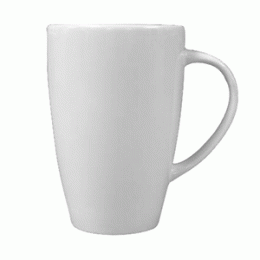 Кружка «Монако Вайт»; фарфор; 340мл; D=80, H=115, L=141мм; белый