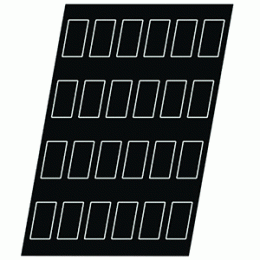 Форма кондитерская  «Прямоугольник» [84шт]; силикон; L=5, B=2.6см