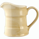 Молочник «Хани»; фарфор; 142мл; D=60, H=80, L=105мм; бежевый 