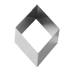 Форма кондитерская ; сталь; H=3, L=9, B=6см