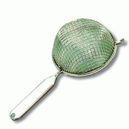 Сито; металл, пластик; D=18, H=16, L=34см; металлический 