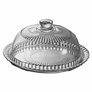 Тортовница с крышкой ; стекло; D=32, H=32см; прозрачный 