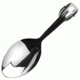Ложка десерт. для комплимента «СОНЕТ»; сталь нержавеющая ; H=35, L=125, B=40мм; металлический 