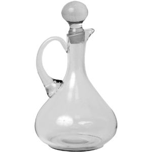 Графин с ручкой; стекло; 1л; D=14, 3, H=24, 3см; прозрачный 
