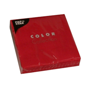 Салфетки 3х-слойные  25*25см [20шт]; бум. салфет.; H=2, L=13, B=13см; бордо