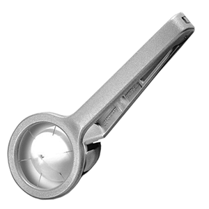 Яйцерезка(дольками); алюминий ; H=2, L=22, B=7см; металлический 