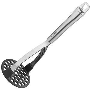 Пресс для картофеля; сталь нержавеющая ; D=8.2, L=26см; черный, металлический 