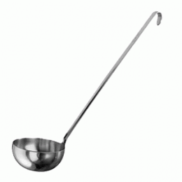 Половник; сталь нержавеющая ; 80мл; D=65, H=30, L=370мм; металлический 