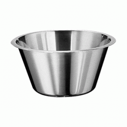 Миска; сталь нержавеющая ; 3л; D=22, H=13, L=25, B=25см; металлический 