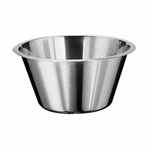 Миска; сталь нержавеющая ; 3л; D=22, H=13, L=25, B=25см; металлический 
