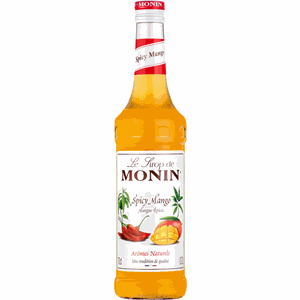 Сироп Манго пряный «Монин»; стекло; 0, 7л; D=7, H=31см