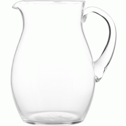 Кувшин; стекло; 1, 5л; D=125, H=195, L=150, B=4мм; прозрачный 
