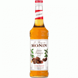 Сироп Каштан «Монин»; стекло; 0, 7л; D=7, H=31см