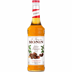 Сироп Каштан «Монин»; стекло; 0, 7л; D=7, H=31см