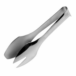 Щипцы сервировочные; сталь нержавеющая ; L=23.8, B=6см; металлический 
