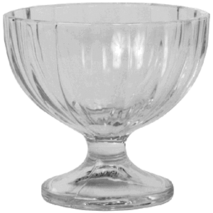 Креманка «Аляска»; стекло; 260мл; D=103/65, H=93мм; прозрачный 