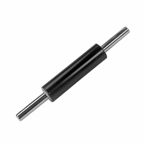Скалка; антипригарное покрытие , сталь нержавеющая ; L=20, B=5.5см; черный, металлический 