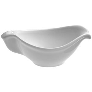Соусник «Веркорс»; фарфор; 100мл; , H=50, L=150, B=65мм; белый