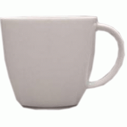 Кружка «Виктория»; фарфор; 320мл; D=85, H=92, L=107мм; белый