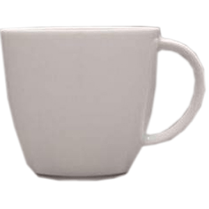 Кружка «Виктория»; фарфор; 320мл; D=85, H=92, L=107мм; белый