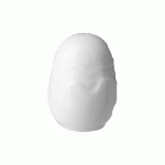 Солонка «Мелодия»; фарфор; D=30, H=65, B=45мм; белый