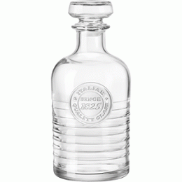 Штоф «Оффисина 1825»; стекло; 1л; D=10, 5, H=23, 7см; прозрачный 