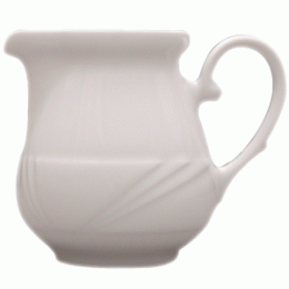 Молочник «Аркадия»; фарфор; 300мл; D=65, H=100, L=125, B=90мм; белый