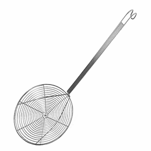 Шумовка-сито; сталь нержавеющая ; D=20, L=52см; металлический 