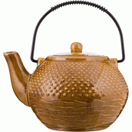 Чайник; 550мл; коричневый 