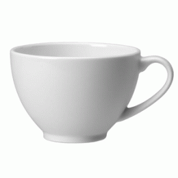 Чашка чайная «Монако Вайт»; фарфор; 235мл; D=90, H=45, L=120мм; белый