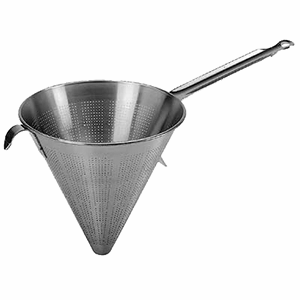 Дуршлаг китайский; сталь нержавеющая ; D=23, H=20, L=43см; металлический 