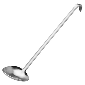 Ложка для соуса; сталь нержавеющая ; H=6, L=38, B=10см; металлический 