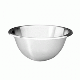 Миска; сталь нержавеющая ; 10.5л; D=35, H=20, L=38, B=38см; металлический 