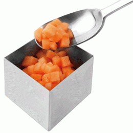 Форма для мусса; сталь нержавеющая ; H=45, L=85, B=110мм