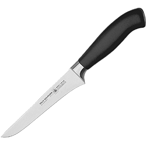 Нож для обвалки мяса «Платинум»; сталь; , H=15, L=250/135, B=15мм; черный, металлический 