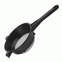 Сито; D=20, L=19.5см; черный, металлический 