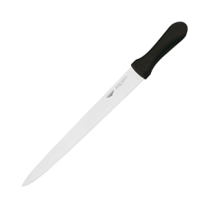 Нож кондитерский; сталь нержавеющая ; L=31см; черный, металлический 
