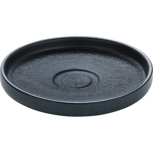 Тарелка мелкая; керамика; D=15см; черный