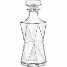 Штоф «Кассиопея»; стекло; 0, 85л; D=10, 5, H=21см; прозрачный 