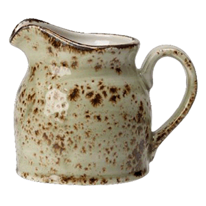Молочник «Крафт»; фарфор; 185мл; D=7, H=8, L=10см; зеленый 