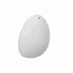 Солонка «Исола»; фарфор; D=6, H=9см; белый