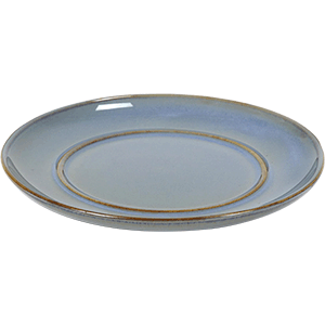 Блюдце; керамика; D=135/80, H=12мм; голубой 