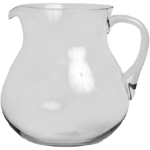 Кувшин; стекло; 2л; D=180, H=185, L=210, B=4мм; прозрачный 