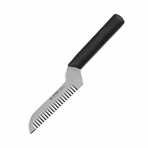 Нож для декорации; сталь нержавеющая , пластик; , H=10, L=255/135, B=38мм; черный, металлический 