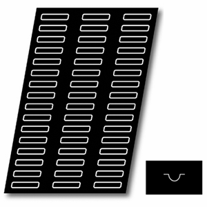 Форма кондитерская  [48шт]; H=1.5, L=60, B=40см