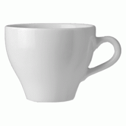Чашка чайная «Паула»; фарфор; 280мл; D=9, H=9, L=12см; белый