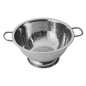 Дуршлаг 2ручки; сталь нержавеющая ; D=28, H=16см; металлический 
